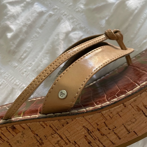 Sam Edelman Sz 8 Wedge Sandals - Picture 5 of 5